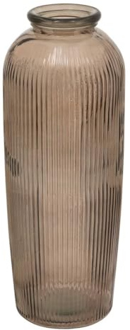 Atmosphera - Vase luz recyceltes Glas braun h72cm