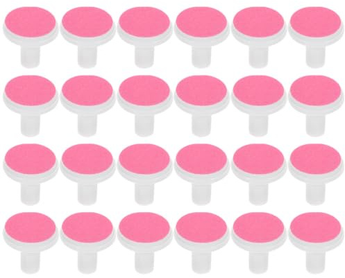 Healeved Baby Nagelfeile Ersatzpads 24 Stück Rot Für Babys | Sandpapier Und Kunststoff, Geeignet Für 1-6 Monate, Einfach Austauschen, Einsetzbar