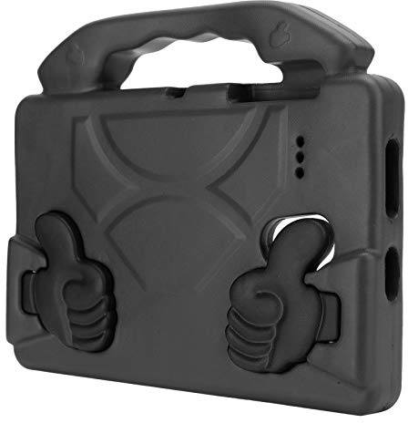 BRRNOO Tablettskydd, Fodral för Surfplatta Tablettfodral Datorutrustning Surfplatta Stötsäkert Fodral Heavy Duty Rugged EVA Skyddsskal för Tab 8.0in SM T330/T331/T377/T380/T385/T387 (Svart)