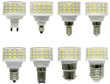 JrEam Lámpara LED Regulable G9 BA15D B22 de 72 LED, 15 W, CA 85-265 V, sin Parpadeo, for reemplazar halógeno de 100 W.(Cold White,Yes_E11)