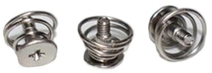 Fläktskruvar M2 Kryssskruvar med Fjäder for PC-komponenter 30-pack Silver M2x(6,8-9) mm(M2x7.9mm)
