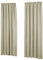 Deconovo Gardinen Blickdicht Thermovorhang Lärmschutzvorhang mit Kräuselband, 290x140 cm(HöhexBreite), Beige, 2er Set