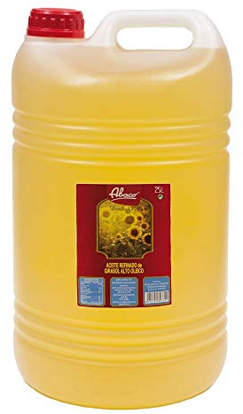 ACEITE DE GIRASOL ALTO OLEICO 60% ABACO 25 LITROS (1 GARRAFA)