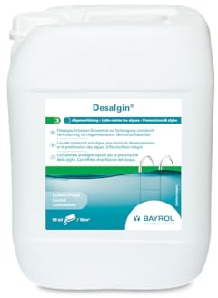 BAYROL Desalgin Classic 10 L - Lang anhaltender Schutz gegen die Entwicklung und das Wachstum von Algen. Wirkt gegen die häufigsten Algenarten, BauA No.: N-102109