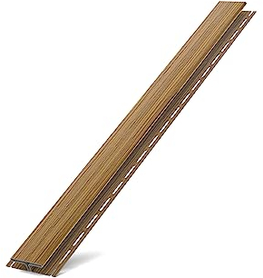 Bryza Kunststoffpaneele Nussbaum Gold Holzoptik 1,50m Wandpaneele Deckenpaneele Innen und Außen Unterdachpaneele Dachkasten Wandverkleidung (H- Verbindungsleiste 1,50m)