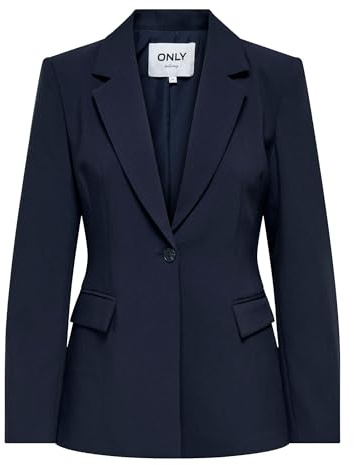 ONLY Onlraven Life L/S Hourglass Blazer TLR, Azul Oscuro, 38