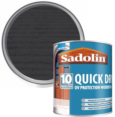 Sadolin - Quick Dry Woodstain Ebony 1L