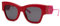 Philipp Plein Damen Spp120m Sonnenbrille, Mehrfarbig (Mehrfarbig)