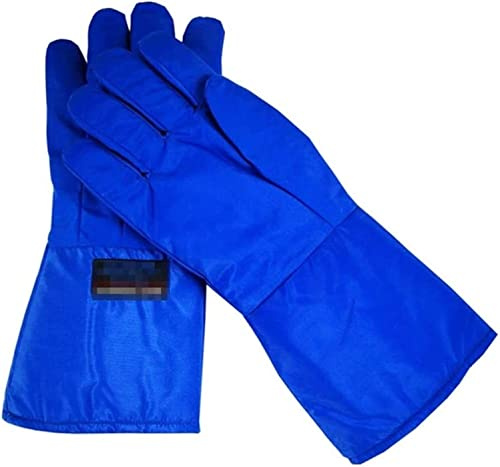 FEDEAL Arbeitshandschuhe, Kältespeicher-Kryo-Arbeitshandschuh, schnittfest, langer Unterarmschutz, Stulpe (Größe: 38 cm)
