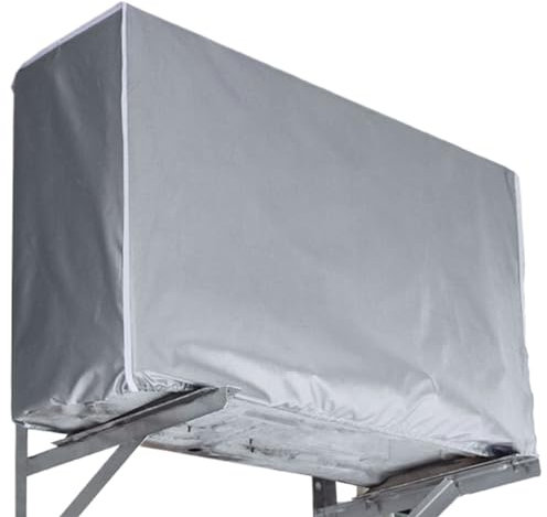 ZKGYUS Funda para Aire Acondicionado Exterior, Cubre Aire Acondicionado Exterior, Impermeable,A Prueba de Nieve,A Prueba de Polvo,Protector Solar (86 x 35 x 60cm)