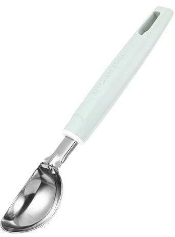 FELTECHELECTR Zinc Alloy Dessert Scoop Scooper Non- Handle for Easy Digging of Fruit Ice Cream Cheese Lightweight Resistant Tool for Effortless Serving