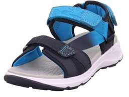 Superfit Jungen Criss Cross Sandale, Blau Türkis 8040, 31 EU