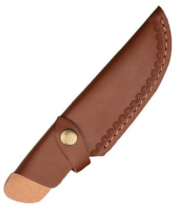 Läderfickknivar mantel – fällknivar mantel, mantel med snäppstängning vikknivar hölster för fickknivar med bältesögla