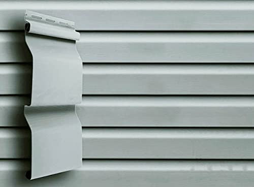 Kunststoffpaneele Hellgrau Fassadenpaneele Fassadenverkleidung Giebelverkleidung Hausverkleidung Wohnheimverkleidung Klinkerfassade (T01 Paneele Hellgrau 1,83 x 0,23m)