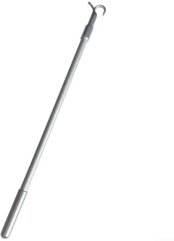 Telescopic Window Pole Rod Opener, 33 to 60cm Blinds Telescopic Pull Rod with Hook for Windows