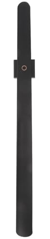 VANZACK Wooden Long Handled Shoe Horn, 55cm Boot Horn for Cowboy Boots, Smooth Stable Wood Construction, Easy Shoe Access for Home Use, Women and Pregnant Women, Black