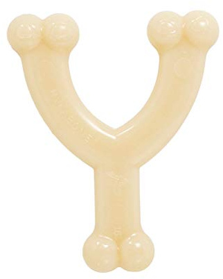 Nylabone | Masticabile Dura Power Chew | Giocattolo masticabile a Forma di Osso a Forcella | Gusto Pollo | per Cani di Taglia Piccola (Fino a 11 kg) | Mascelle Estreme/Forti