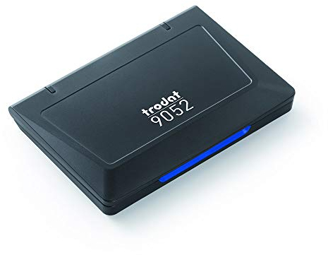 Trodat tampon encreur 9052 pour les tampons manuels à encrage séparé – taille : 11 x 7 cm - bleu