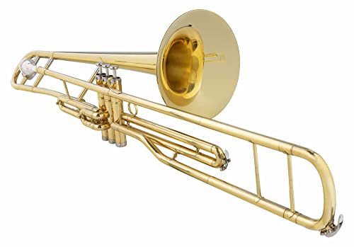 Classic Cantabile VP-16 Ventilposaune (Schallbecher: 203mm Messing, inkl. Koffer, Mundstück und Reinigungstuch)