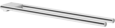 Keuco Edition 400 Portasalviette a due bracci, rigido, 45 cm, cromato