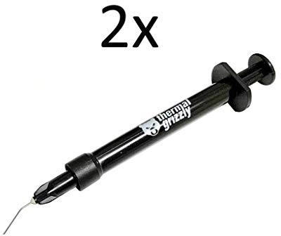 Thermal Grizzly - Conductonaut - Aluminum thermal conductive paste made of liquid metal Not suitable Large cooling systems Liquid metal for cooling the CPU, GPU (2 x 1 Gram)