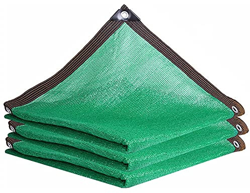 DKLE 4x7m 85% Toldo Vela de Sombra Red de Sombreado Negra Protección Solar Hoja de Lona Engrosamiento Cifrado Sombra para El Hogar Planta de Patio Aislamiento Térmico del Coche Malla Sombreador