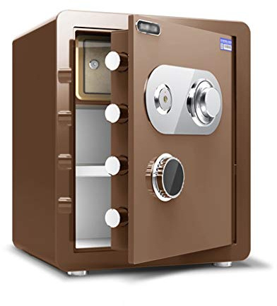 Coffre-fort domestique avec serrure à combinaison mécanique, boulon en acier anti-perçage, montage mural, pas de pile nécessaire, 3 styles disponibles, 45 cm, solution de rangement sécurisée pour la
