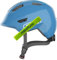 Abus Smiley 3.0 Fahrradhelm Shiny Blau Gr. S (45-50 cm) inkl. maxxi4you Reflexband