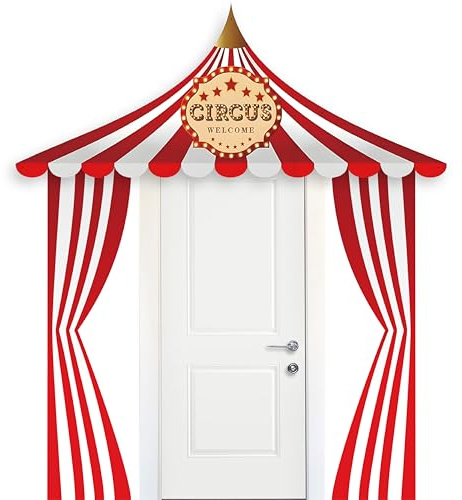 Bomodoro Home Decoration Decoracion cumpleaños Circo Fiesta para Pared Interior. Adorno Pared para photocall 2m Largo