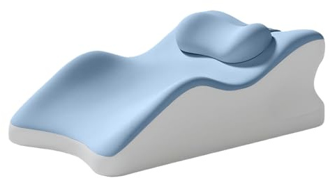 Oreillers ergonomiques pour dormir, coussin de soutien du bas du dos, oreiller de lit cale, design orthopédique profilé, facile à utiliser, pour chambre à coucher, massage, relaxation