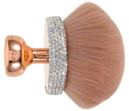LIFKOME Pinceles de Maquillaje de Lujo Brocha para Rubor Polvo Aplicador de Base Sintética para Viajar Aplicar Iluminador Polvo las Mejillas