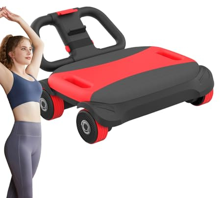 Yiohejy maghjul – automatisk studsning kärna träningsenhet | halkfritt armbågsstöd magtränare – för ryggkroppsstyrka män kvinnor hemmafest golv utomhus gym