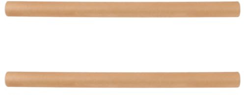 Healeved Tubi di Spedizione Rotondi in Cartone Kraft 2 Pezzi Coperchio Tubi Porta Poster Resistenti e Leggeri per Imballaggio e Spedizione di Disegni Progetti e Opere D’Arte per Scuole