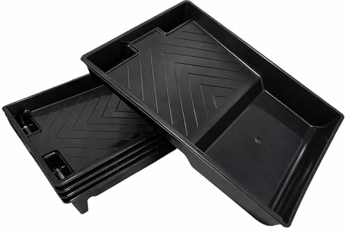 9 Professional Plastic Roller Trays (PACK OF 5) Decorators Painting Paint Tray Roller tray paint trays