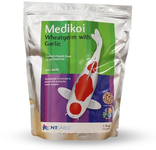 NT Labs Medikoi Wheatgerm Garlic Adult 6mm Pond Pellets (1.75kg)