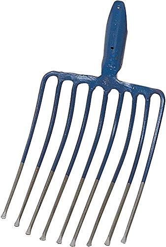 Ideal Steingabel mit 9 Zinken/Federdülle, Blau, 35.6 x 24.3 x 6.2 cm