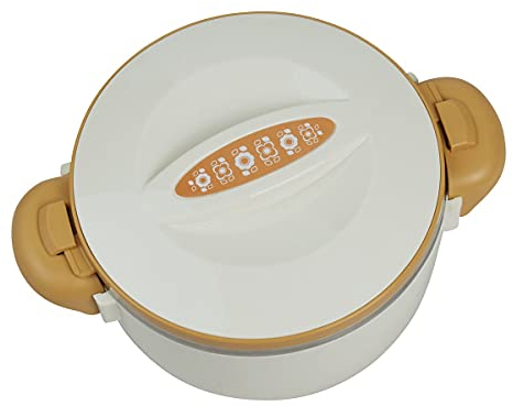 TRI 496915 Warmhalte-Schüssel, Thermoschüssel mit Deckel, Thermotopf, Isolierschüssel, Warme Speisen, Edelstahl, Kunststoff