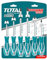 Total Tools - Pince de serrage | Mesure 150 mm | Force maximale de serrage de 15 kg | Design ergonomique | Pince à ressort pour fixer les pièces de collage | Plastique Gris