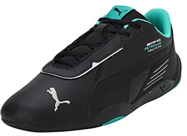 PUMA Unisex MAPF1 R-CAT Machina Sneaker, Black-Spectra Green, 44.5 EU