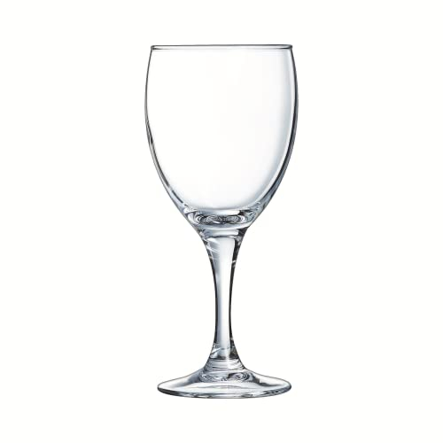 Arcoroc - Collection Elegance - 6 verres à pied 19 cl en verre - Usage professionnel - Fabrication France - Emballage renforcé, adapté à la vente en ligne