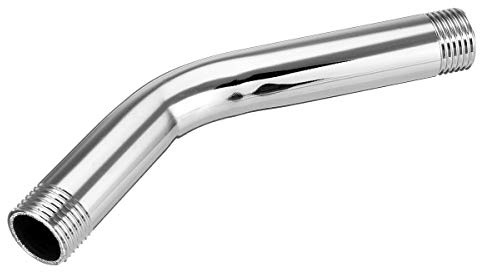 Peukerty G1/2 tum 15 cm rostfritt stål duschhuvudförlängning vinklad duscharm extra