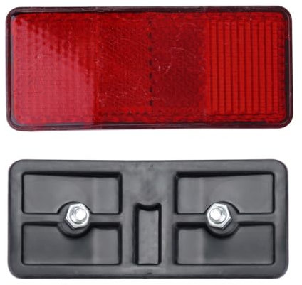 Fahrrad-Rücklichter, Fahrrad-Mountainbike-Rücklichter, Fahrrad-Reflektoren für Nachtfahrten, Sicherheits-Reflektoren, Korb-Montage, Vorne, Hinten, Universal, für Mountainbikes, Straßenräder, Outdoor