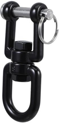 ERINGOGO Anello Girevole in Acciaio Inossidabile Con Blocco Gancio Doppia Estremità Per Altalene Sospensioni Per Amache e Sedie Sospese Rotazione Liscia Anti-ingroppamento Installazione Fac