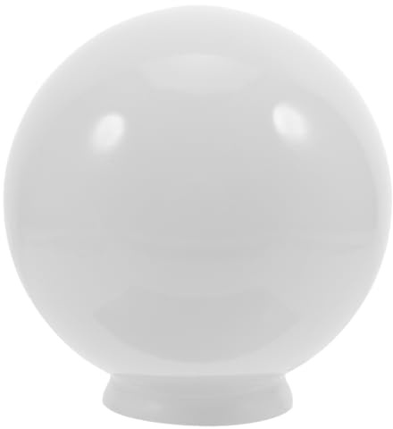 SHINEOFI Glass Spherical Globe Lampshade 150Mm Milk White Frosted Glass Replacement Ceiling Light Cover for Bedroom Living Room Pendant Lamp Fixture