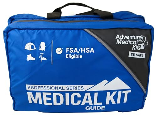Adventure Medical Kits Pro Series Emergency Medical Kit - Guide I - First Aid Backcountry Medical Kit with C-Splint, CPR Mask, Stethoscope & More - Waterproof Medical Kit