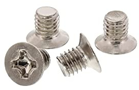 InLine 77781A 100er Pack Schraubenset, für 2,5 Festplatte / SSD, 3mm, flacher Senkkopf, silber