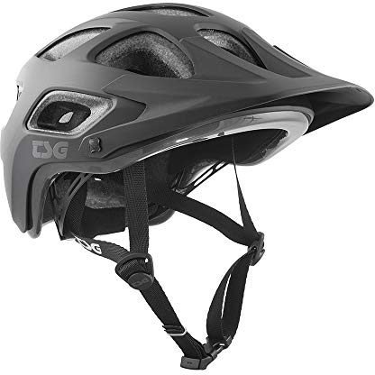 TSG Erwachsene Seek Solid Color Helm, Satin Black, L/XL