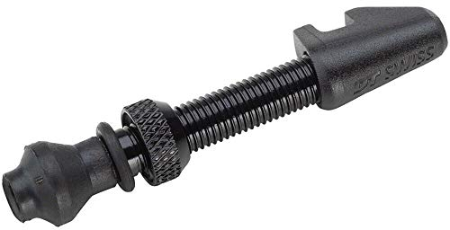 DT Swiss Lightweight Alu Tubeless-Ventil für 18–25 mm tiefe asymmetrische Felgen – schwarz