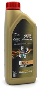LUBRIALPHA - Olio Motore Edge Professional E 0W30 | Potenziato con TITANIUM FST | Per Benzina e Diesel | Confezione 7x1L, Con Portachiavi Cavatappi