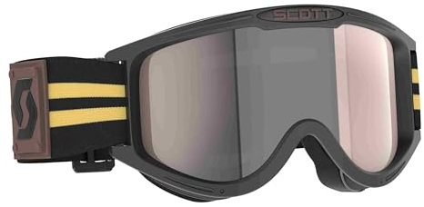 SCOTT 89X Era MX Goggle Cross/MTB Brille schwarz/silberfarben Chrom